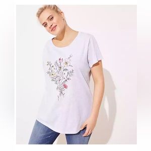 LOFT Plus Floral Tee